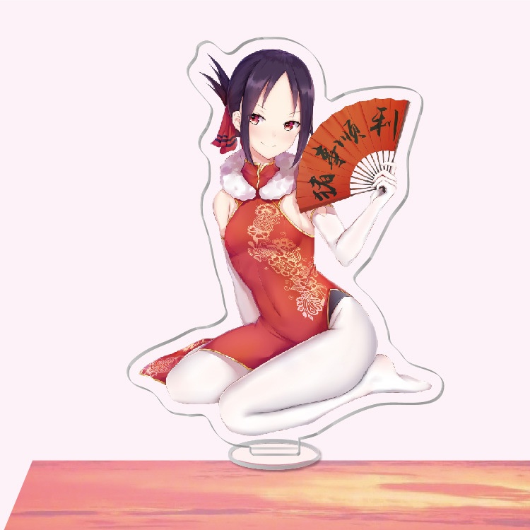 Standee IN HÌNH Love is war Cuộc chiến tỏ tình acrylic anime mica chibi trang trí góc làm việc học tập