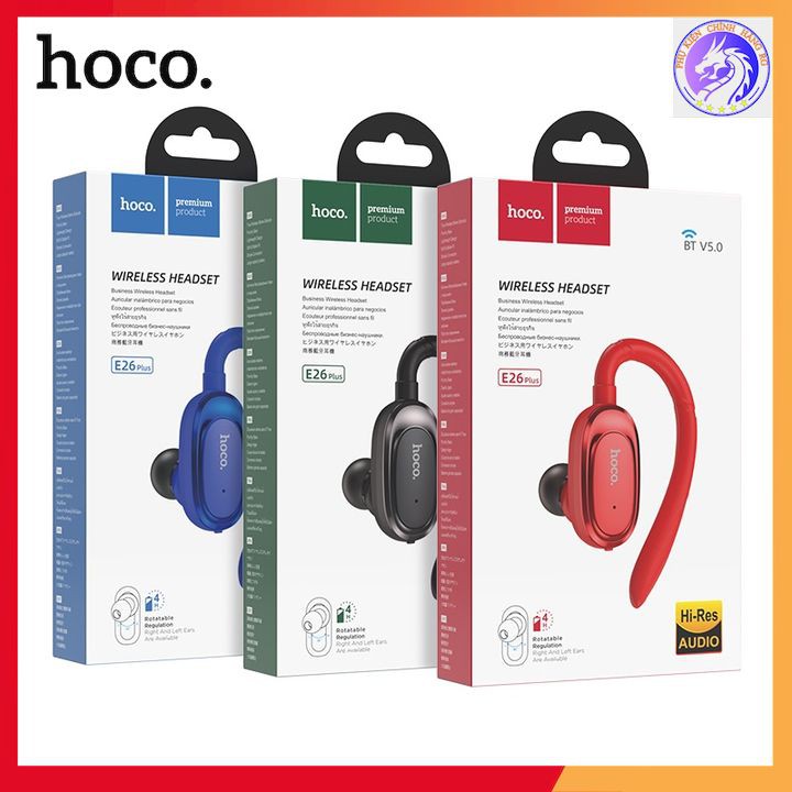 Tai Nghe Bluetooth Chính Hãng Hoco E26 Plus V5.0 Cao Cấp - BH 1 Năm