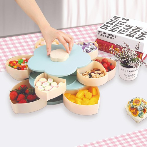Khay Mứt Tết, Hộp Đựng Mứt Bánh Kẹo Mẫu Mới 30 x30 x12cm