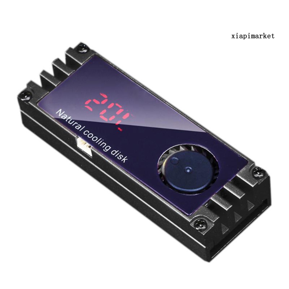 Quạt Tản Nhiệt Màn Hình Hiển Thị Nhiệt Độ Bằng Nhôm Cho Nvme Ssd M.2 | BigBuy360 - bigbuy360.vn