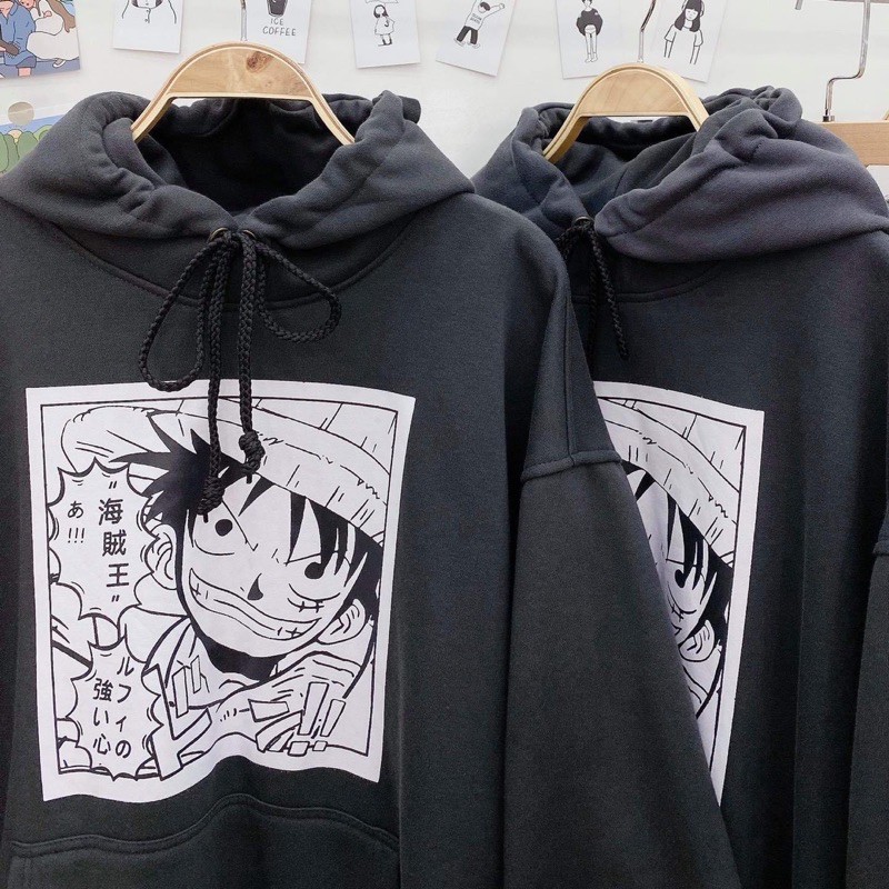 [Mã SKAMSALE06 giảm 10% TỐI ĐA 100K đơn 150K] Áo hoodie nỉ bông ONE PIECE ❤️/Nam nữ unisex/FREESHIP 🤖🤖 | BigBuy360 - bigbuy360.vn