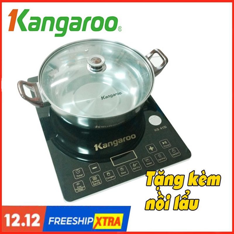 Bếp điện từ kangaroo kg20ih6 tặng kèm nồi lẩu giá tốt