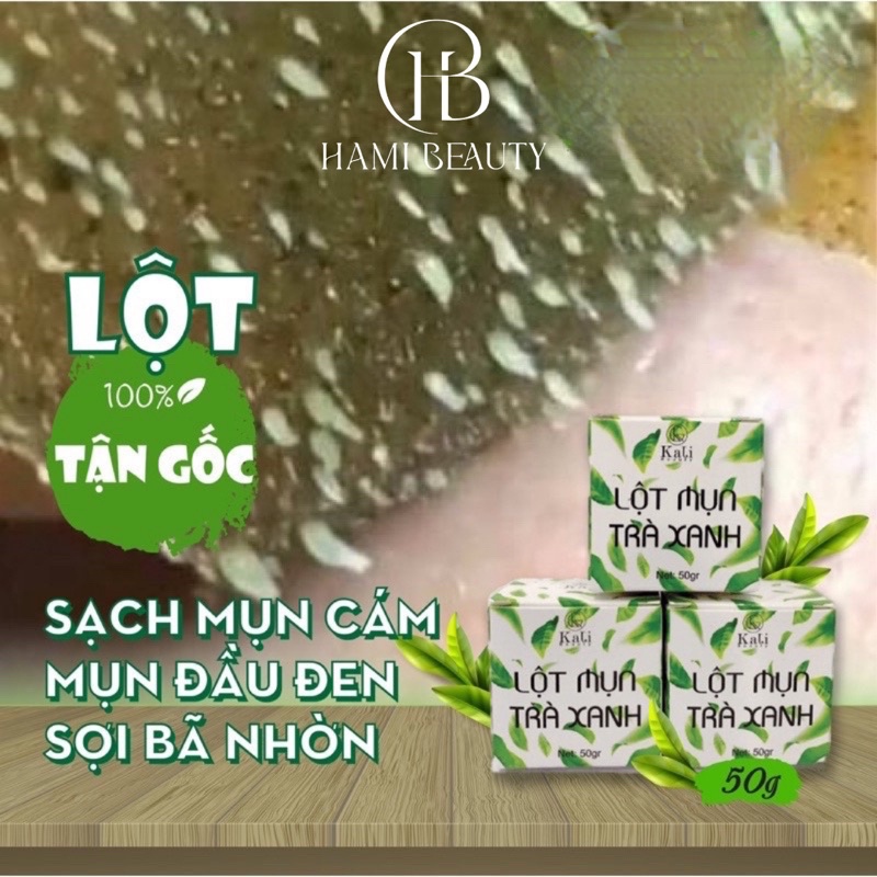 Lột mụn trà xanh từ lá trà xanh, sạch mụn, sạch bã nhờn, an toàn hiệu quả[ Thuỷ Mộc Beauty ]