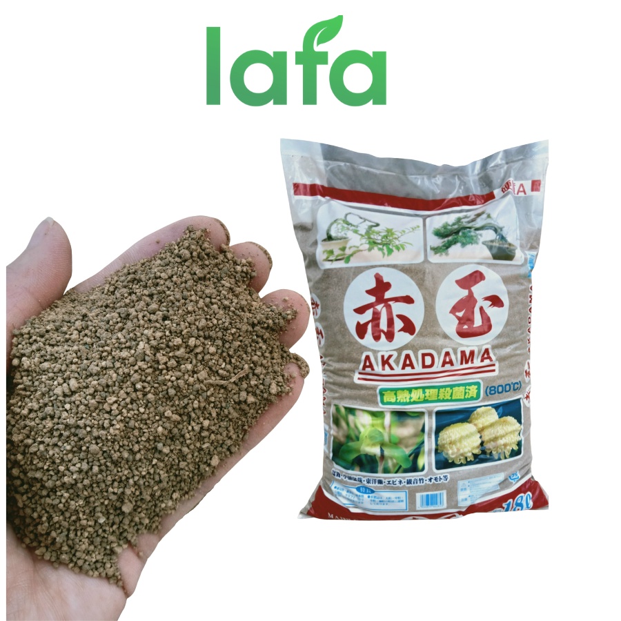 Đất nung Akadama Nhật Bản, đất trồng cây bonsai, sen đá, kiểng lá, 1 gói 0,3kg