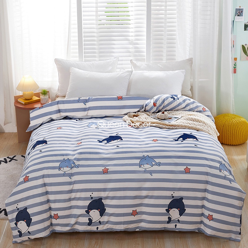 Bộ Chăn Ga Gối Caro Nâu M2, M4, M6, M8, 2M2, Bộ 4 Món, 3 Món Drap Cotton Hàn Quốc Đáng Yêu | BigBuy360 - bigbuy360.vn