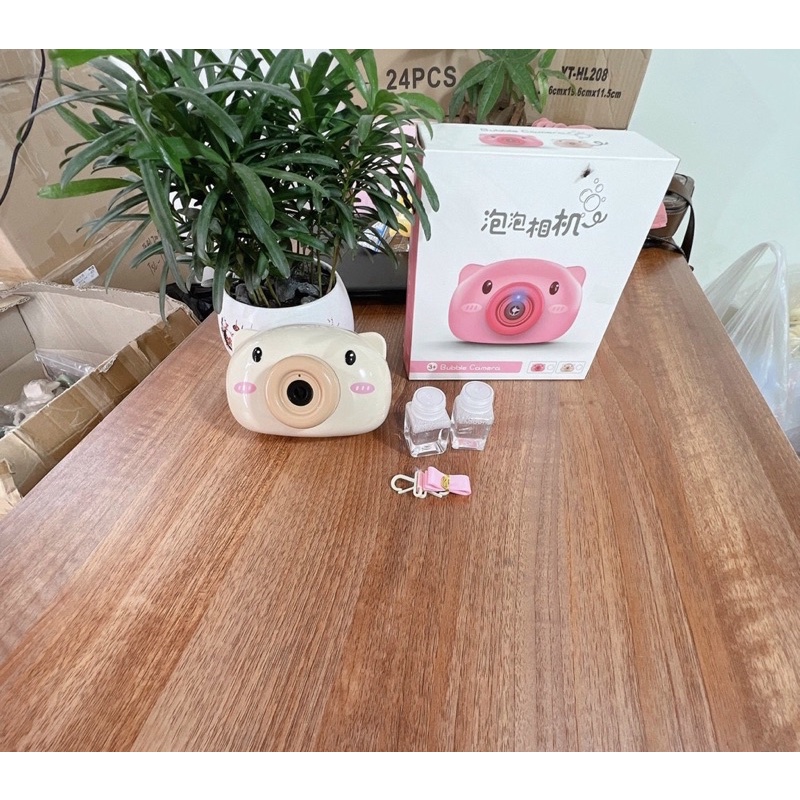 Đồ Chơi Máy Ảnh Bắn Bong Bóng Cho Bé
