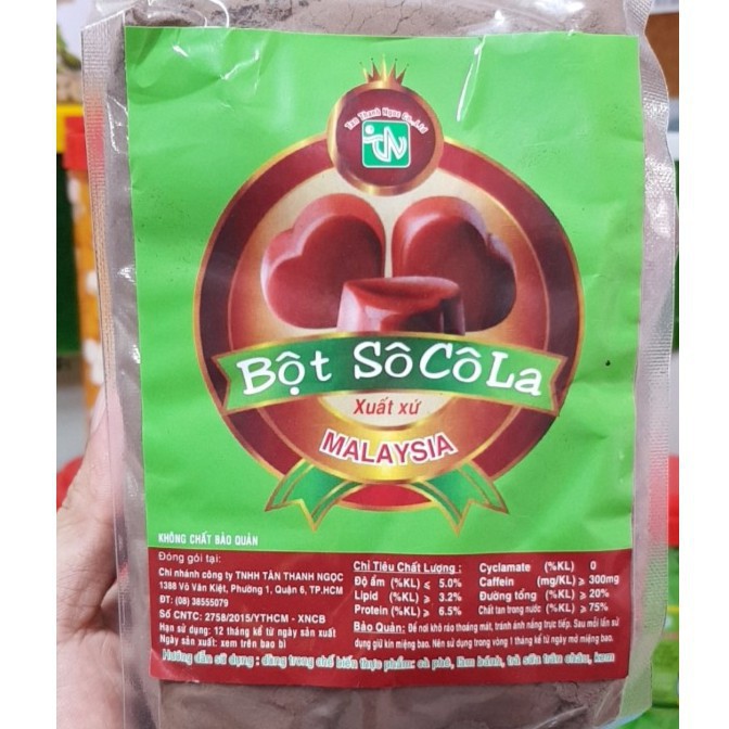 500g bột sô cô la Malaysia - pha cà phê, trà sữa , làm bánh Tân Thanh Ngọc