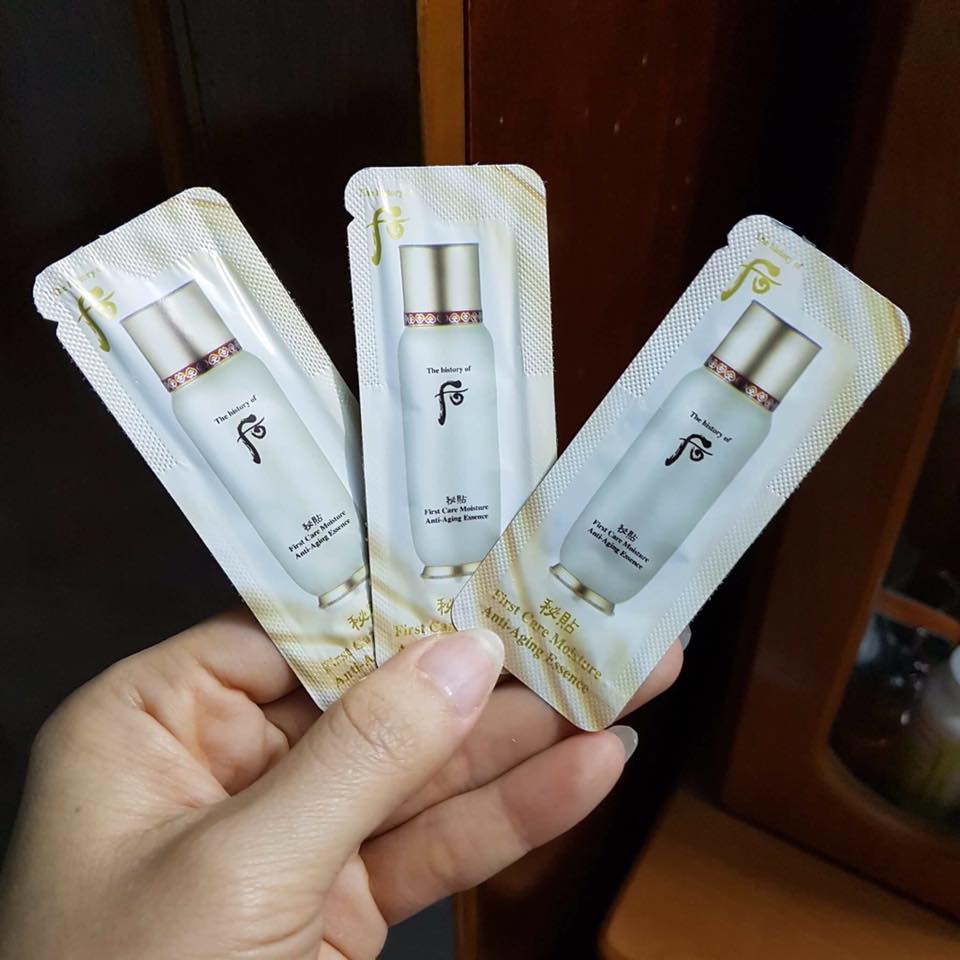 Gói tinh chất dưỡng da Whoo First Care Moisture Anti-Aging Essence 1ml