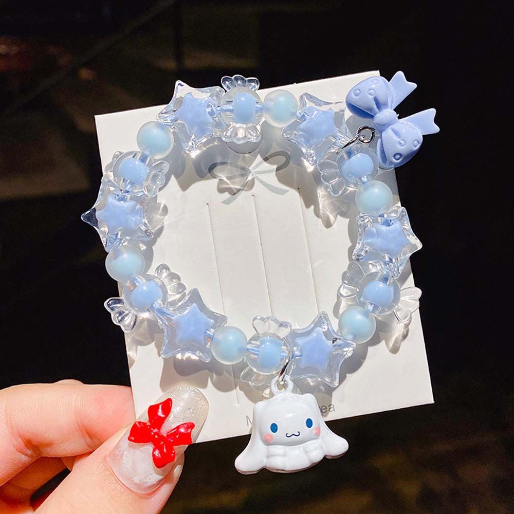 Dây cột tóc vòng tay hình hoạt hình dễ thương phối hạt đáng yêu cho nữ | BigBuy360 - bigbuy360.vn