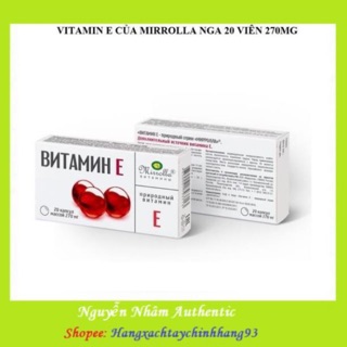 VITAMIN E NGA 💖FREESHIP💖 VITAMIN E NGA DẠNG VỈ - XÁCH TAY NGA
