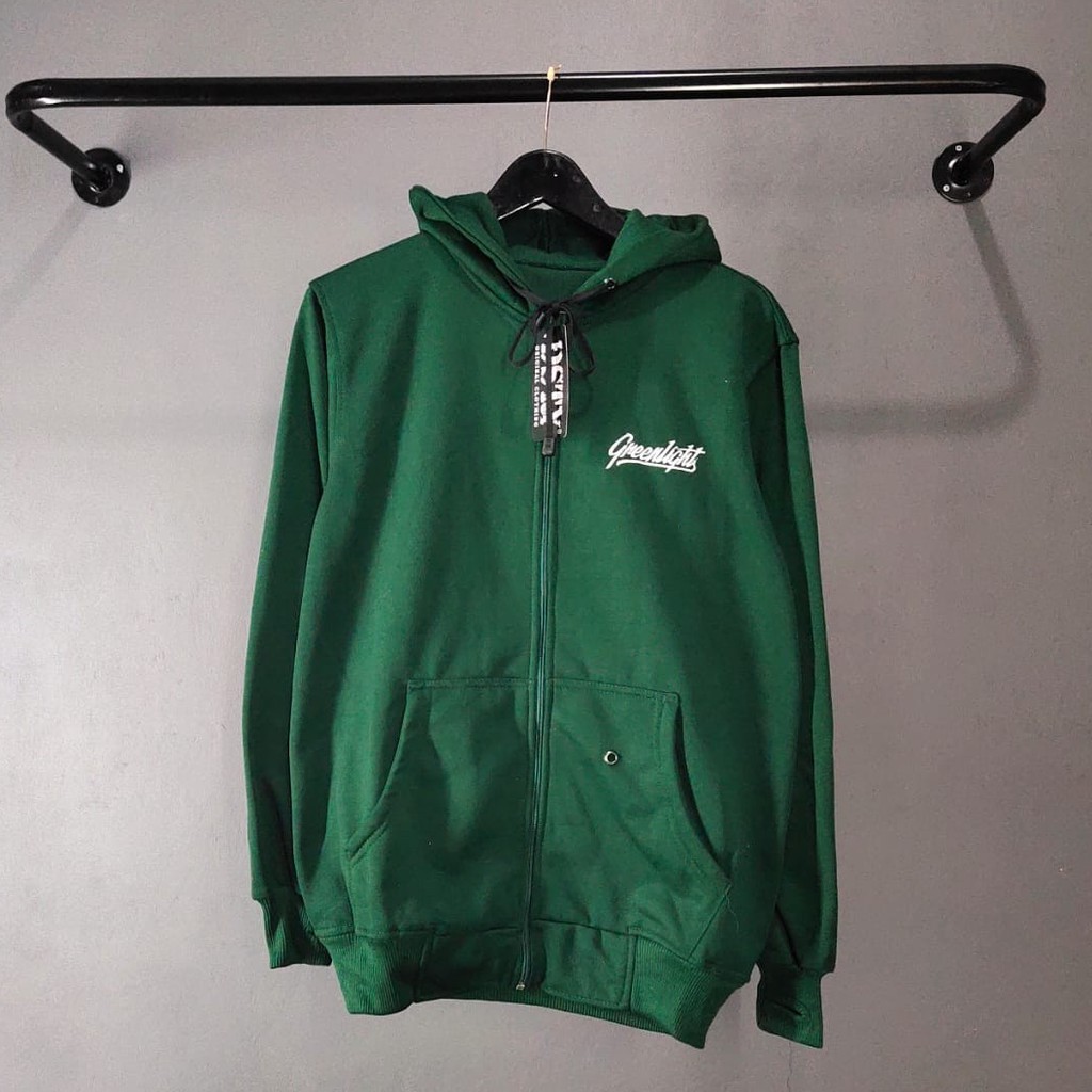 Greenlight Áo Khoác Hoodie Nam Có Dây Kéo