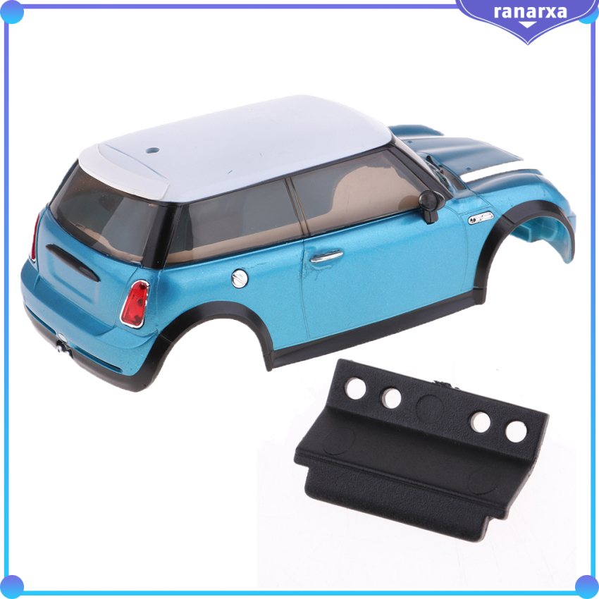 1: 28 RC Vỏ Thân Xe Điện DIY Phụ Kiện Mô Phỏng Đồ Chơi Trẻ Em Quà Tặng Màu Xanh Dương