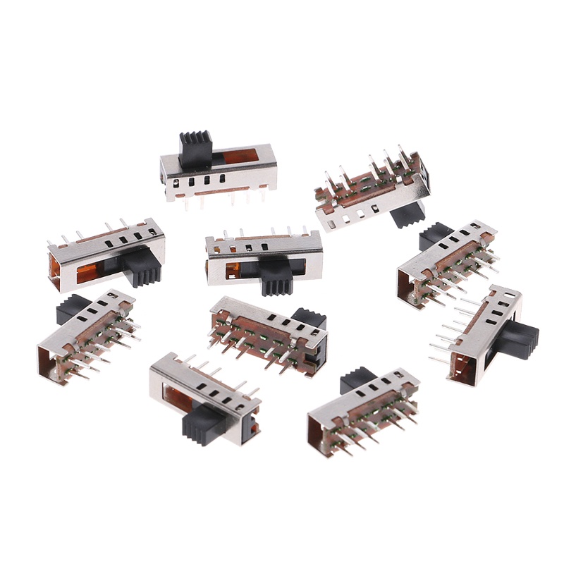 Set 10 Công Tắc Gạt 4 Vị Trí SS24E01-G5 0.5A 10 Pin