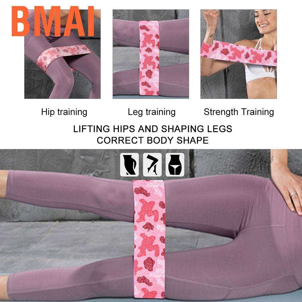 Bmai Resistance Band Loop PullUp Yoga Exercise Fitness Workout Strength Training