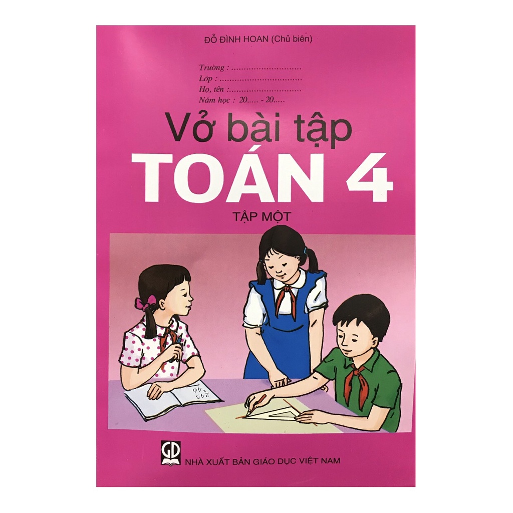 Sách Vở bài tập toán 4 tập 1