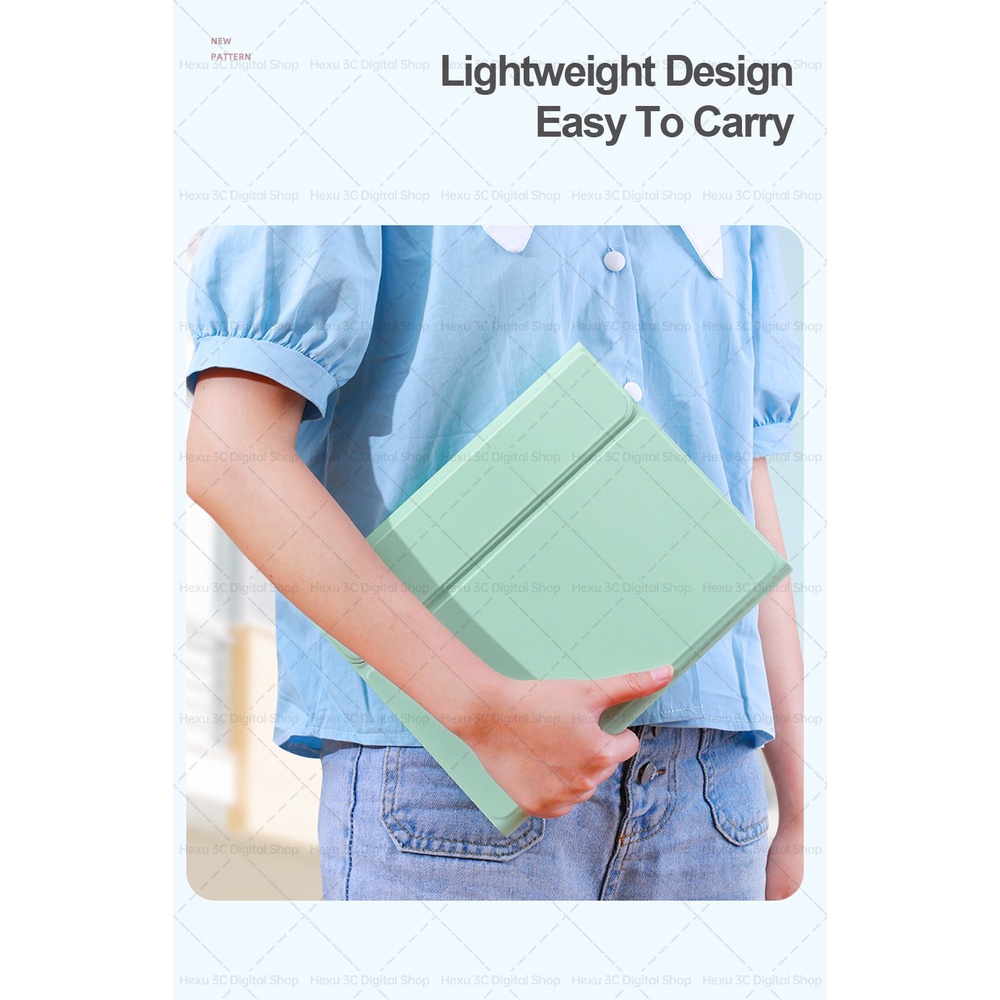 Ốp Máy Tính Bảng Kèm Bàn Phím Bluetooth Không Dây Cho iPad Pro 11 12.9 2021 Air5 5th 2022 Air4 4th 10.9 2020 Air3 10.5 7th 8th 9th Gen 10.2 5th 6th 9.7 inches
