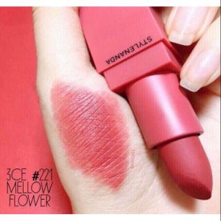 (CAM KẾT CHUẨN AUTH, TEM HIDDEN TAG) Son Lì 3CE MOOD RECIPE MATTE LIP COLOR #221 Mellow Flower hồng đất