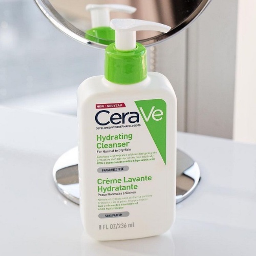 Sữa rửa mặt Cerave Cleaner cho da dầu, da thường, da khô, da nhạy cảm, 236ml - Hàng chính hãng