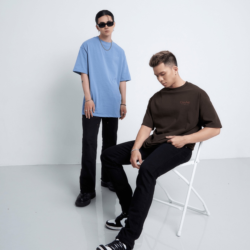 Áo thun DayM | The Mood - Form Âu, oversize, 100% cotton