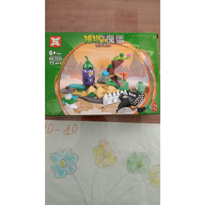 Đồ chơi xếp hình zombie cho bé