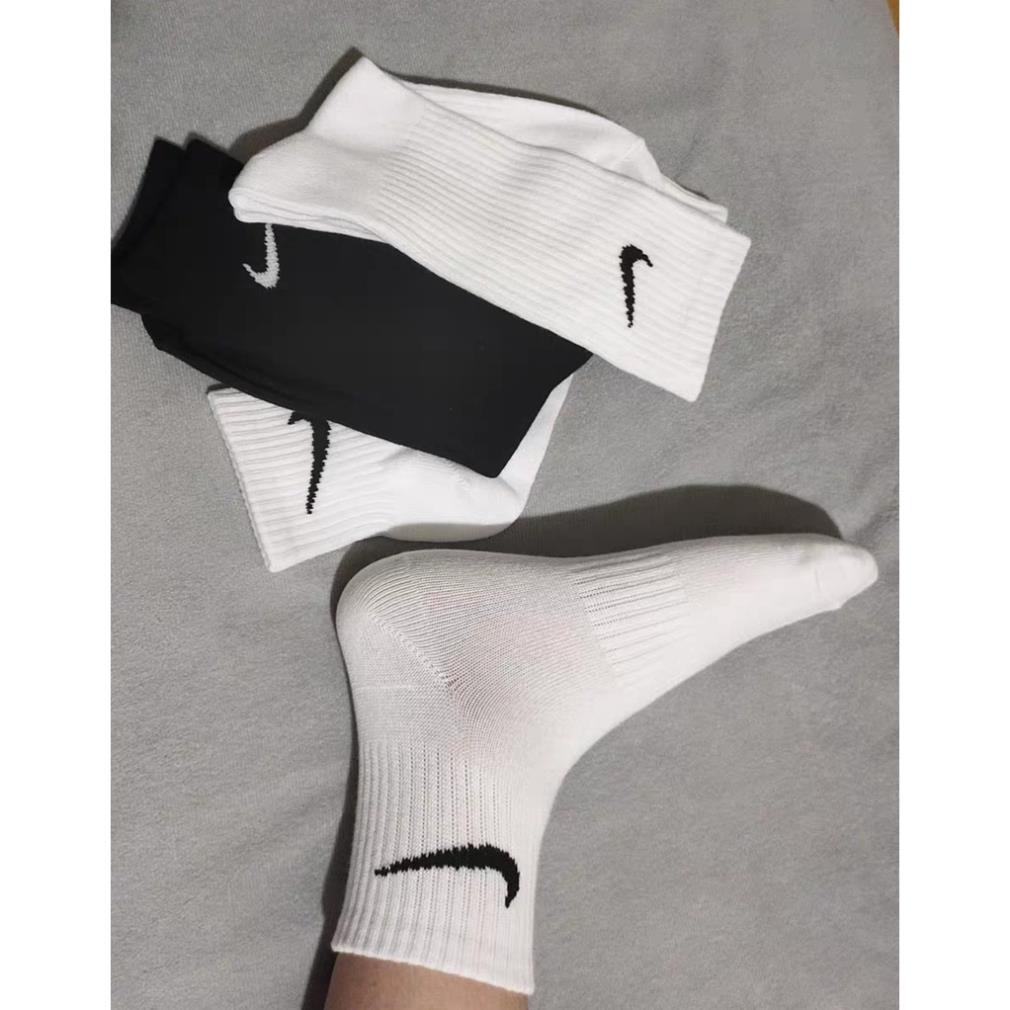 Tất, Vớ Dệt Kim Unisex Đen Trắng Nam Nữ, Cao Cổ, Trung Cổ, Thấp Cổ, Hàng Cao Cấp, Đẹp, Xịn, Mịn