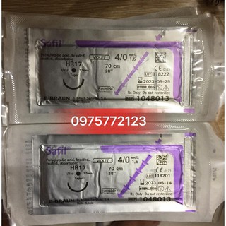 CHỈ PHẪU THUẬT TỰ TIÊU SAFIL 4/0