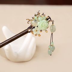 TD001 Trâm Tóc Hoa Hồng Xanh