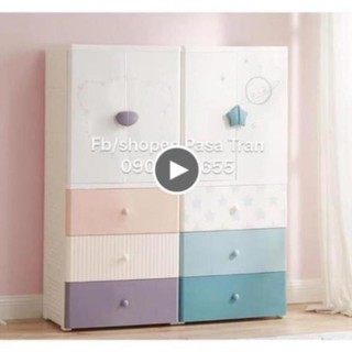 Tủ nhựa kub 4 tầng hcm