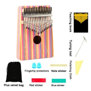 17 keys Đàn piano nhỏ mahogany kalimba Musical instrument