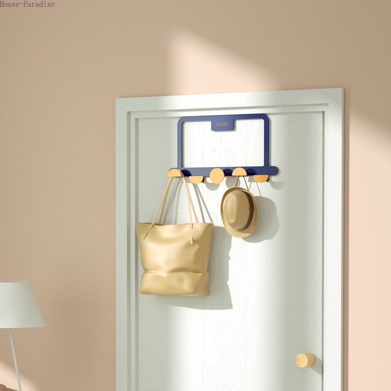Móc treo áo khoác gắn tường không cần khoan lỗ tiện dụng cho phòng ngủ