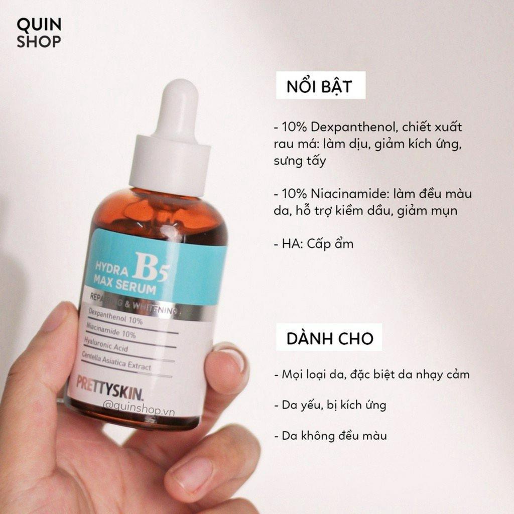 Serum B5 phục hồi, tinh chất dưỡng trắng da Hydra B5 Max Serum Repairing Whitening Prettyskin 50ml | BigBuy360 - bigbuy360.vn