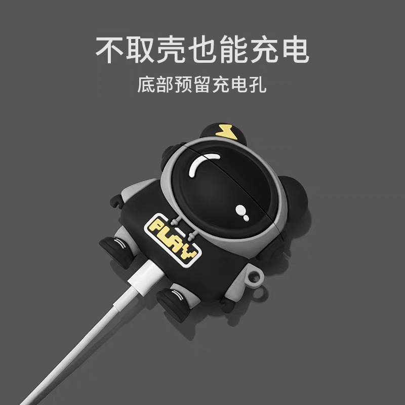 Vỏ case ốp bảo vệ cho airpods 1 2 3 pro chất chống bẩn hình cute