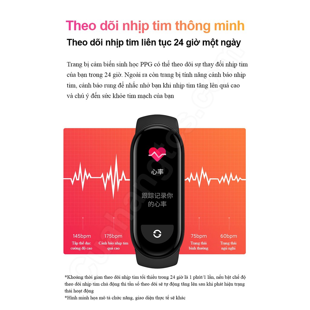  Vòng tay thông minh Mi Band 6 Xiaomi Mi Band6