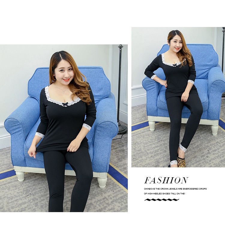 NGM6230 - Bộ mặc nhà nữ thun cotton co giãn dài tay xuân thu hàng nhập