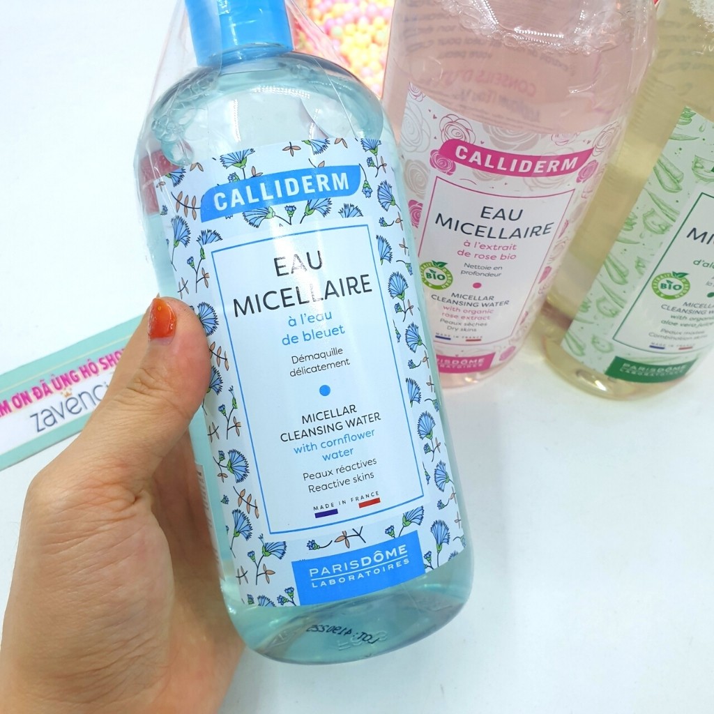 Nước tẩy trang CALLIDERM Eau Micellaire ngừa mụn cho mọi loại da 500ml - ZAVENCI Official