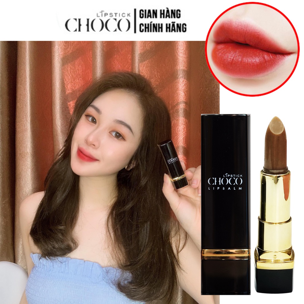 Son dưỡng Socola Đen Mềm Môi Giữ Ẩm Không Khô Môi LYL - CHOCO LIPSTICK