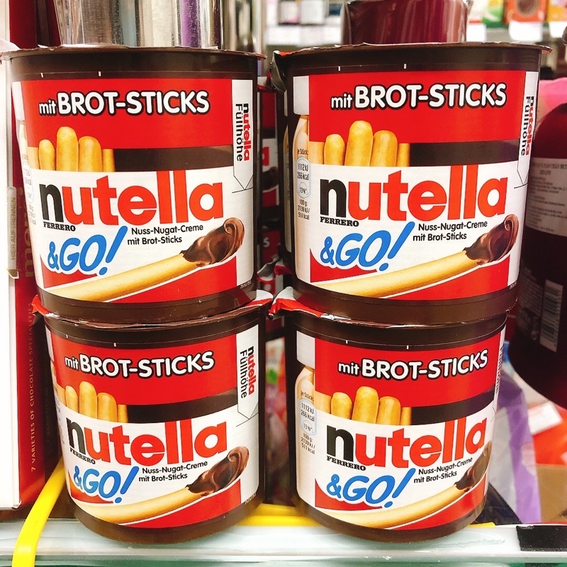 Bánh que chấm socola hạt dê Nutella 52g