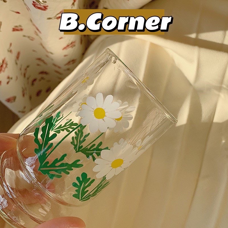 Ly Thuỷ Tinh Hoa Cúc Đế Kiểu - LY1165