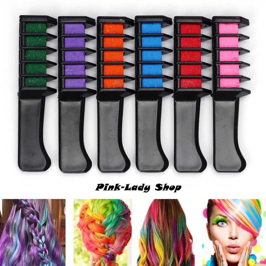 [Có sẵn] Lược Nhuộm Tóc Tạm Thời Dễ Sử Dụng (07 Màu Thời Trang Cá Tính) | BigBuy360 - bigbuy360.vn