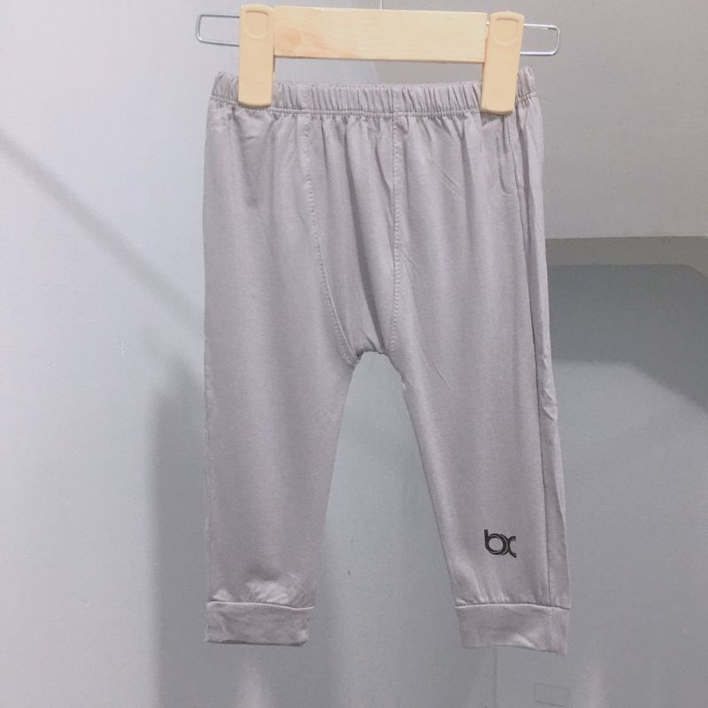 Quần dài đáy ngang cho bé sơ sinh mặc tả, bo gấu, thun lạnh từ 6kg - 19kg Bexiu Vietnam