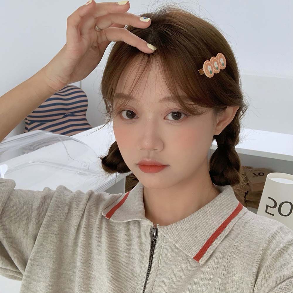 Kẹp tóc hình hoa tulip dễ thương phong cách Hàn Quốc cho nữ