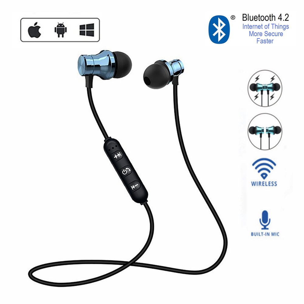 Tai Nghe Bluetooth Xt11 Kiểu Dáng Thể Thao Kèm Phụ Kiện