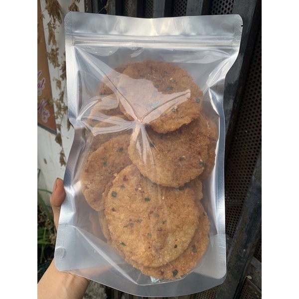 500GR cơm cháy mắm hành nguyên miếng giòn thơm_ĐẶC SẢN ĐẮK LẮK