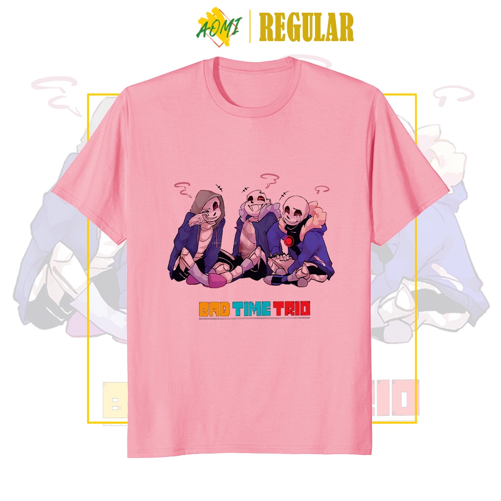 O THUN UNISEX AOMI ĐẶC BIỆT BAD TIME HAHA TAY NGẮN TAY LỠ NAM NỮ AOMIVN THỜI TRANG