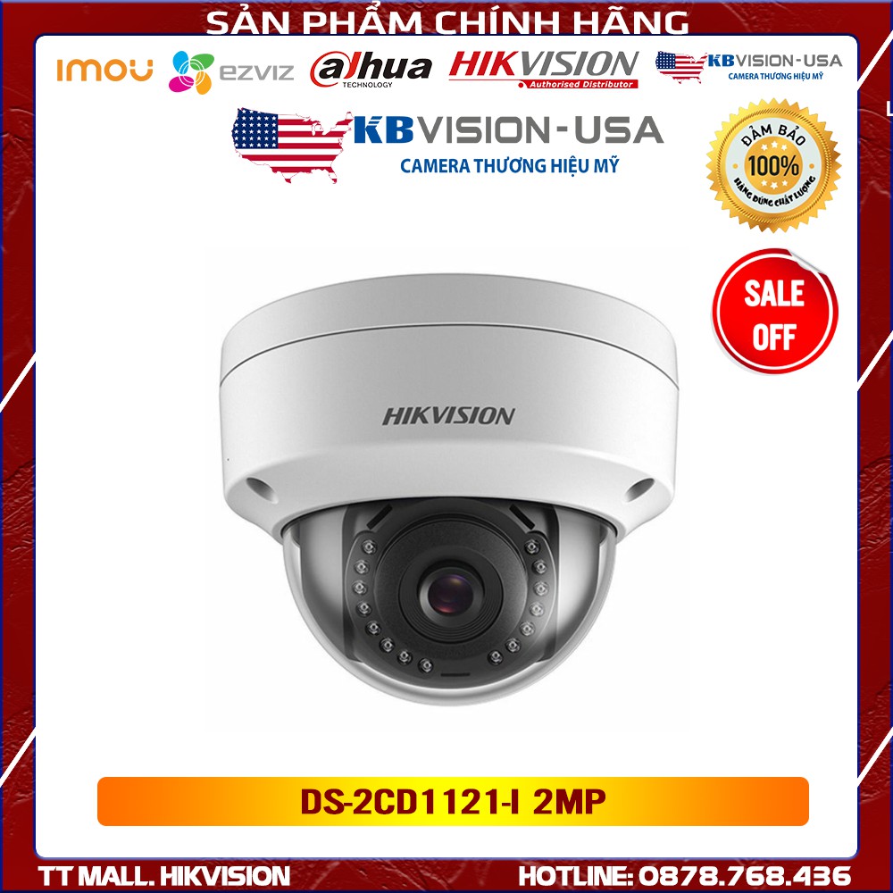 {Giá Hủy Diệt} Camera IP Hikvision DS-2CD1121-I 2MP hàng chính hãng bảo hành 2 năm