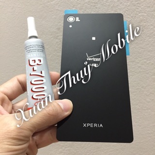 Nắp lưng sony xperia z3v và keo b7000
