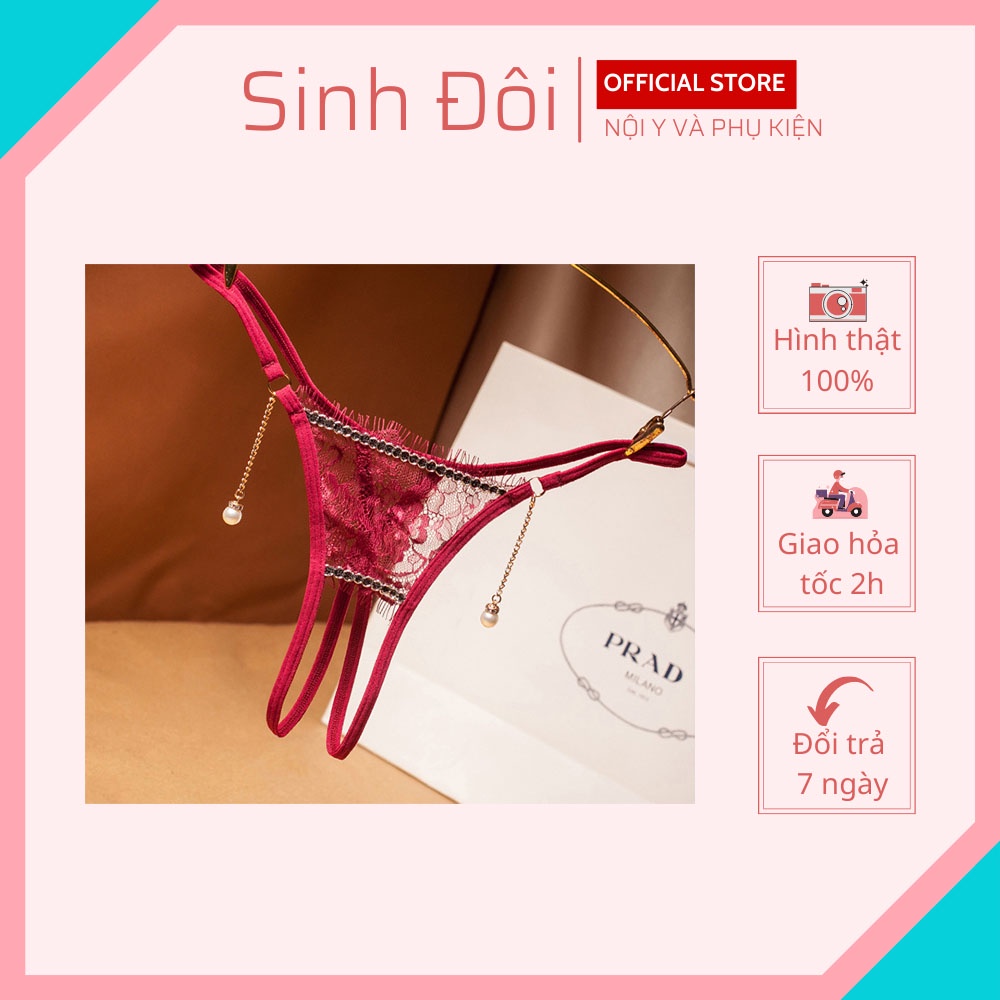 Quần lót nữ ren sexy cao cấp SD2222 mềm mại xuyên thấu gợi cảm thoáng mát từ 40kg-55kg