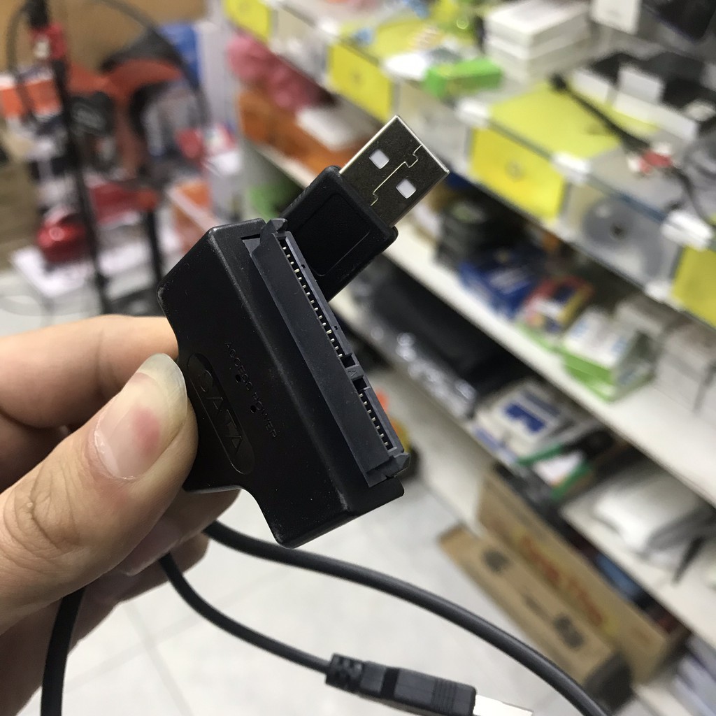 Cáp kết nối ổ cứng ngoài qua coorng usb