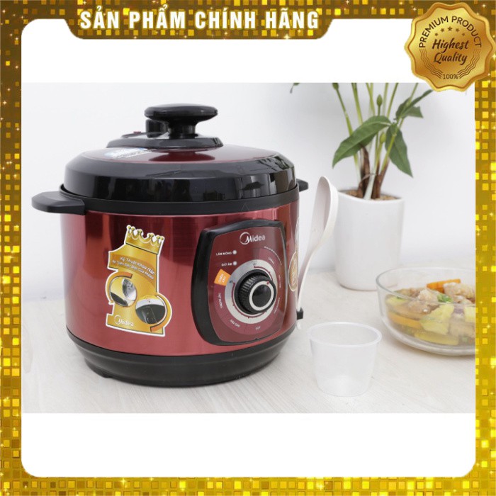 Nồi áp suất điện Midea MY-CH501A 5 lít[HÀNG TRƯNG BÀY][FREESHIP❤️]