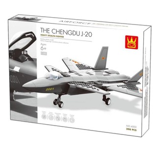 Lắp ráp ghép hình máy bay chiến đấu 4003